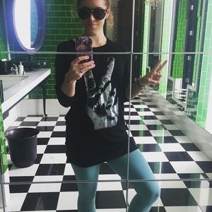 Lauren moshi xs peace sign sweatshirt